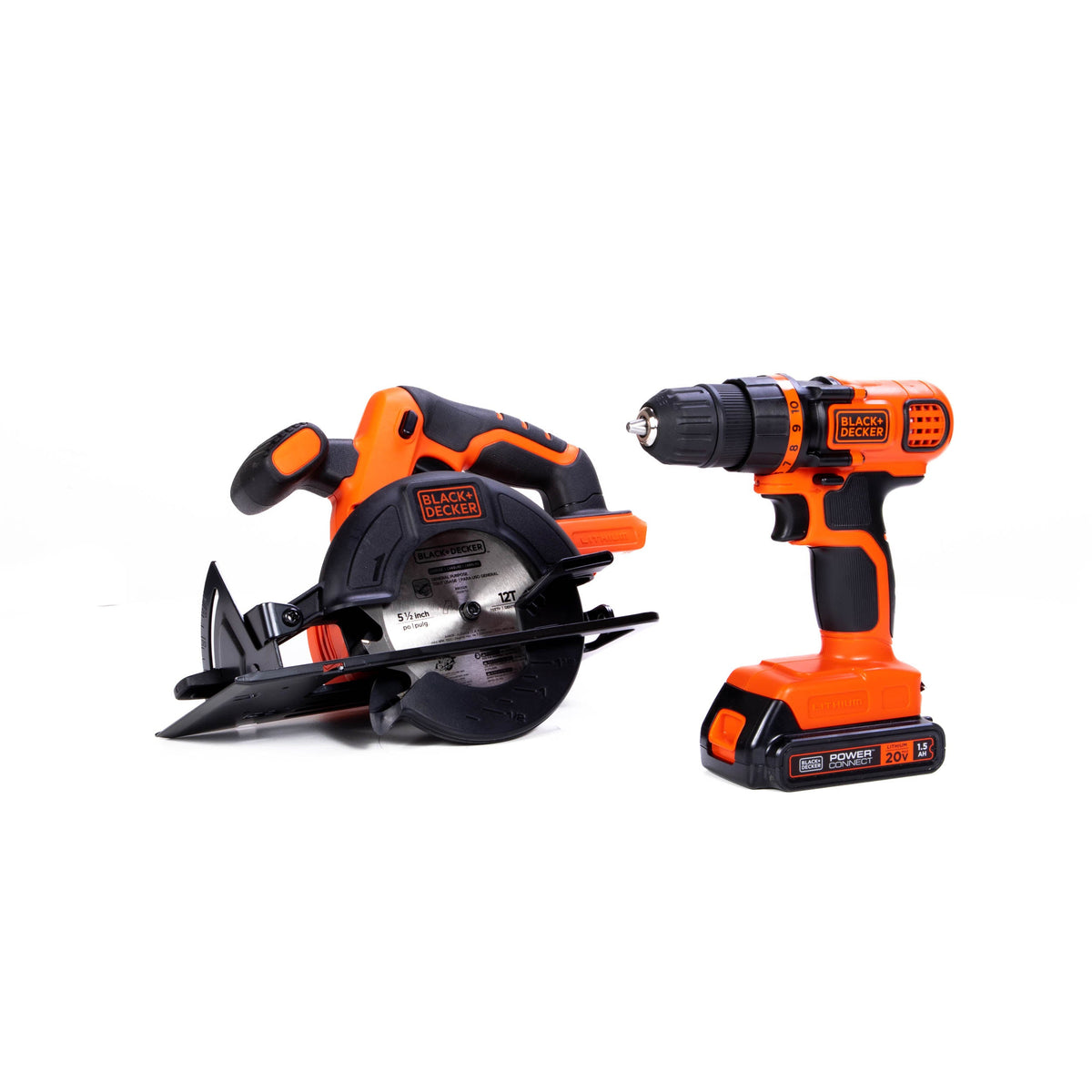 20V MAX* POWERCONNECT? Cordless Drill/Driver and Circular Saw Combo Kit, Battery and Charger Included