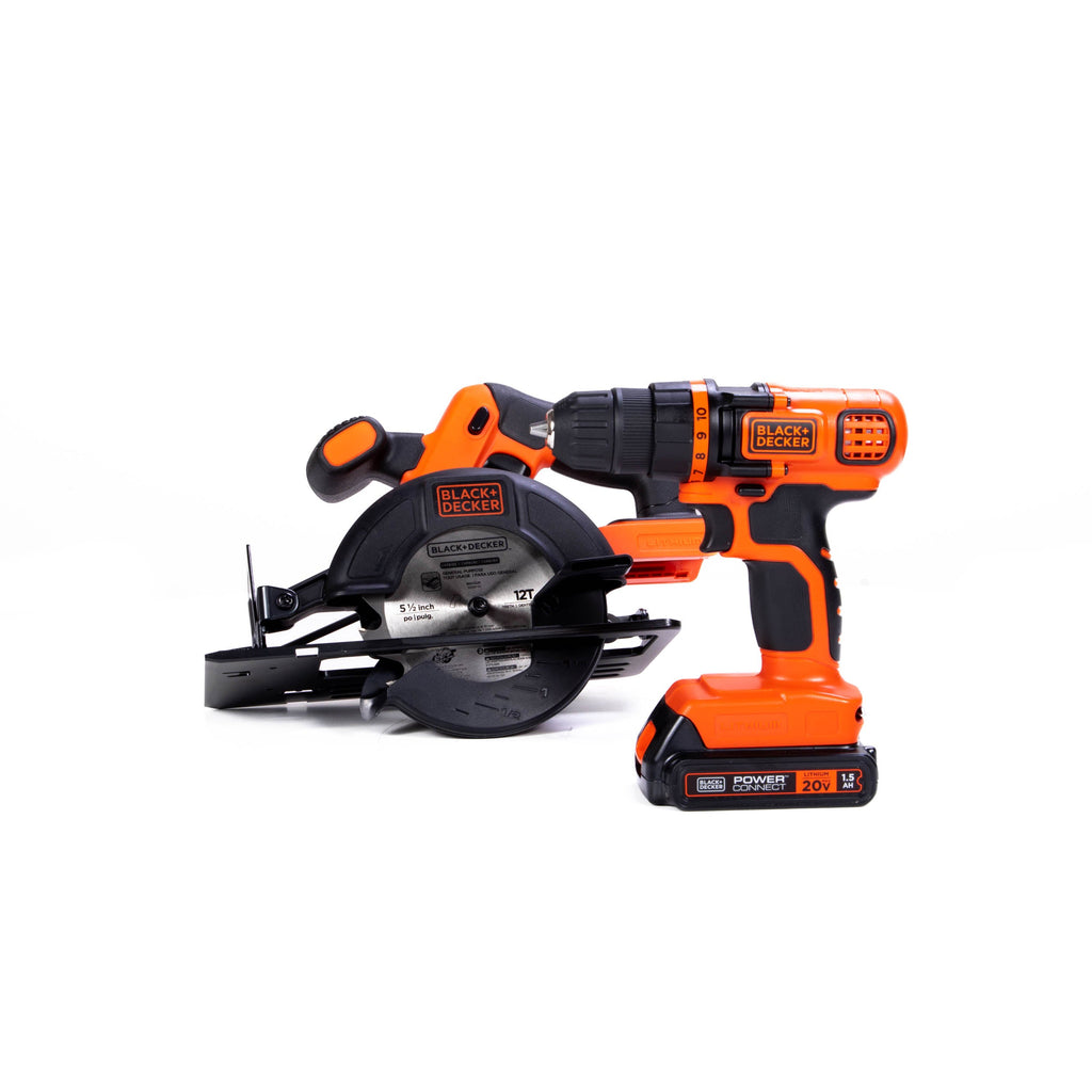 20V MAX* POWERCONNECT? Cordless Drill/Driver and Circular Saw Combo Kit, Battery and Charger Included
