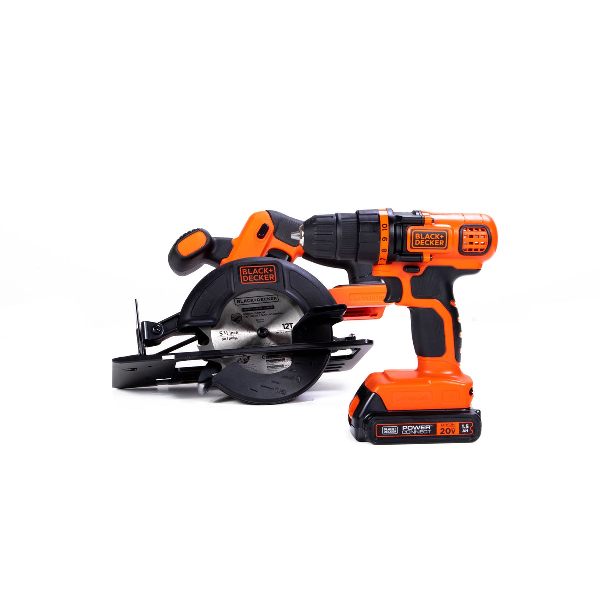 20V MAX* POWERCONNECT? Cordless Drill/Driver and Circular Saw Combo Kit, Battery and Charger Included