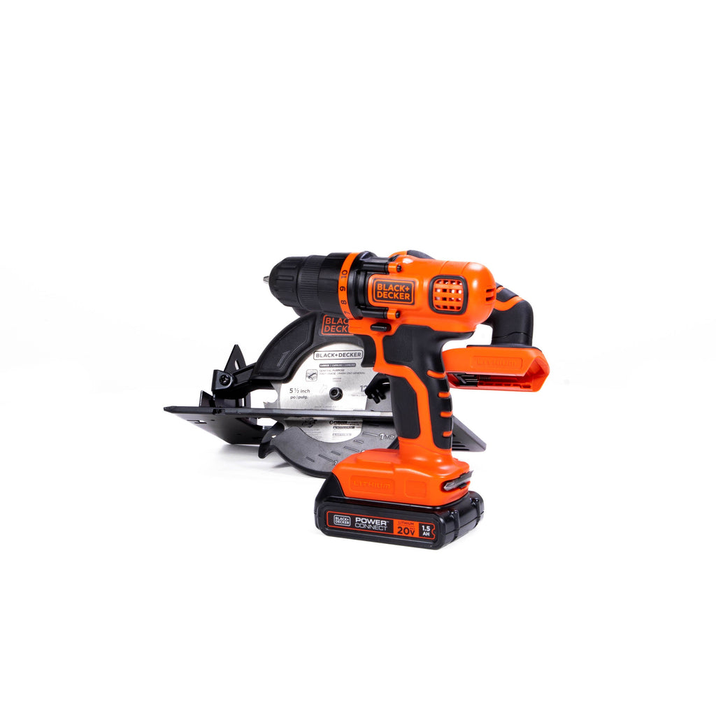 20V MAX* POWERCONNECT? Cordless Drill/Driver and Circular Saw Combo Kit, Battery and Charger Included