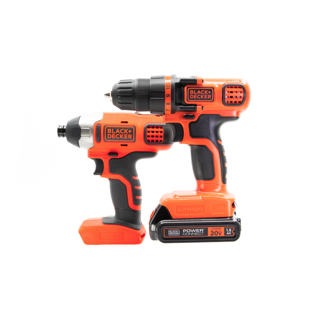 20V MAX* POWERCONNECT? Cordless Drill and Impact Driver Combo Kit, Battery and Charger Included