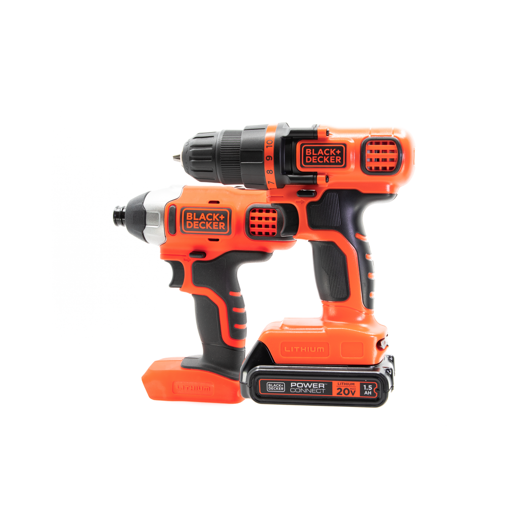 20V MAX* POWERCONNECT? Cordless Drill and Impact Driver Combo Kit, Battery and Charger Included