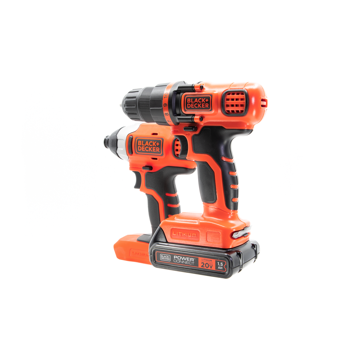 20V MAX* POWERCONNECT? Cordless Drill and Impact Driver Combo Kit, Battery and Charger Included