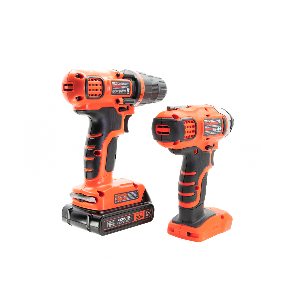 20V MAX* POWERCONNECT? Cordless Drill and Impact Driver Combo Kit, Battery and Charger Included