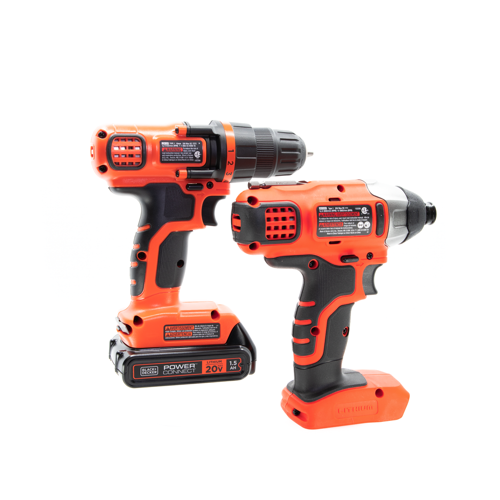 20V MAX* POWERCONNECT? Cordless Drill and Impact Driver Combo Kit, Battery and Charger Included