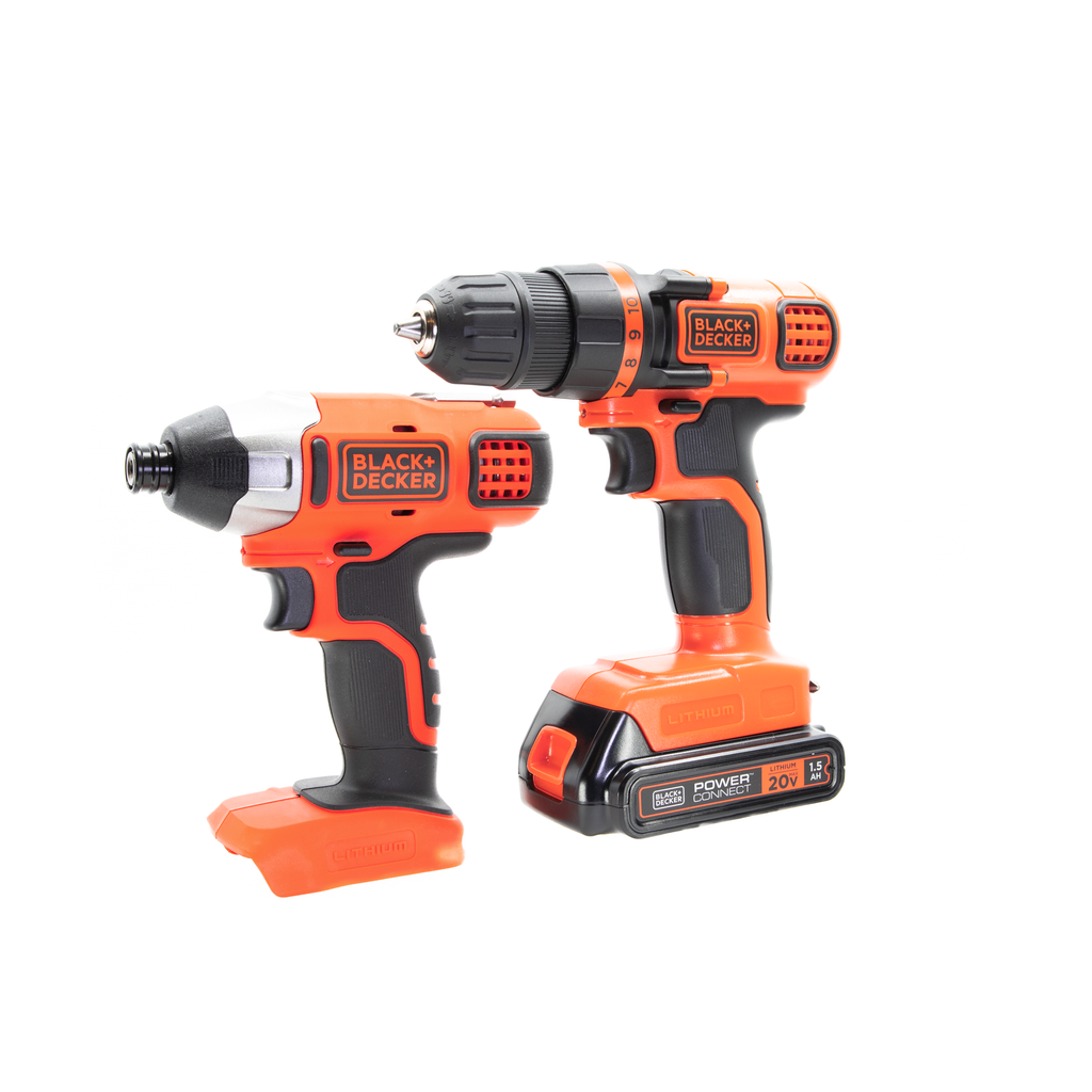 20V MAX* POWERCONNECT? Cordless Drill and Impact Driver Combo Kit, Battery and Charger Included