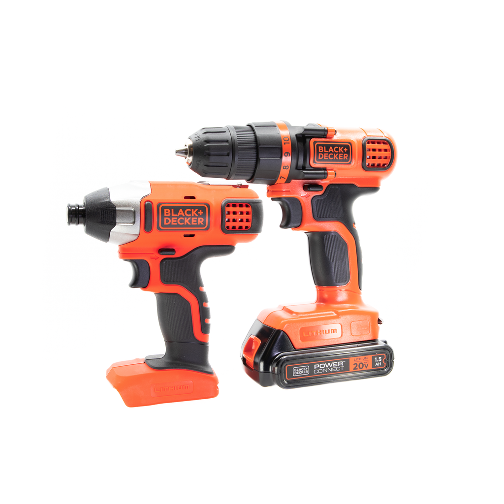 20V MAX* POWERCONNECT? Cordless Drill and Impact Driver Combo Kit, Battery and Charger Included