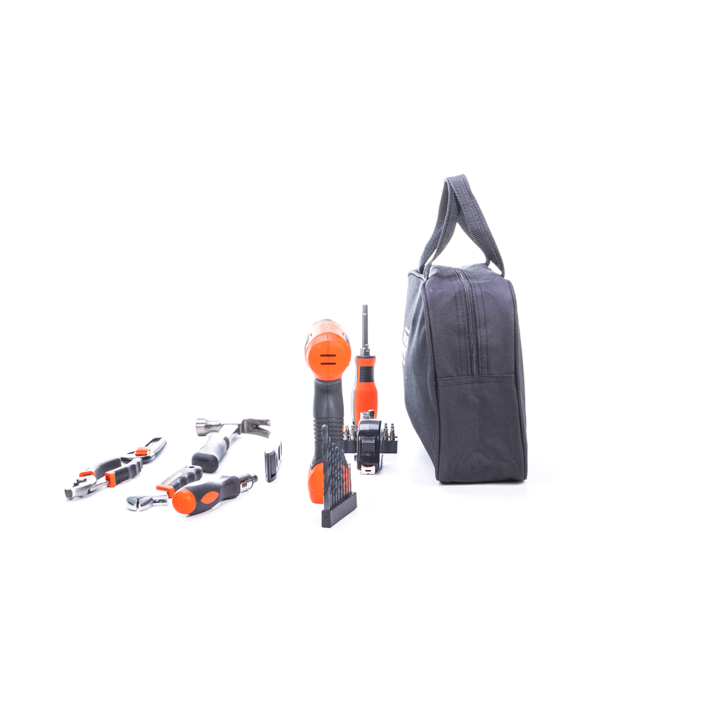8V Drill & Home Tool Kit, 57 Piece