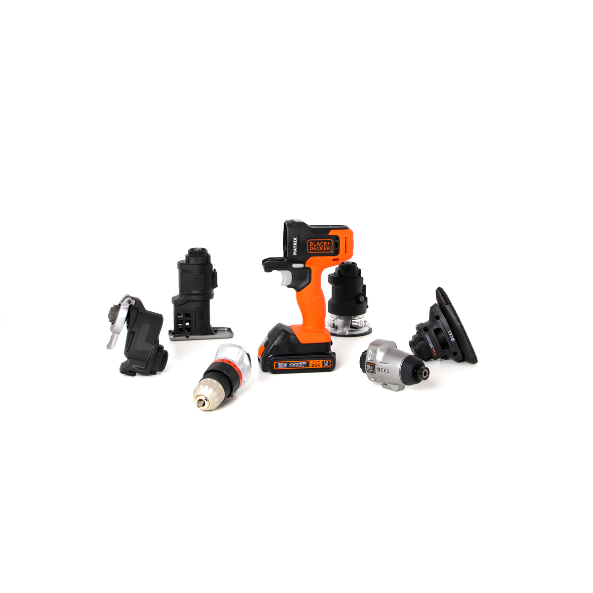 20V MAX* POWERCONNECT? MATRIX? Cordless Drill and 6-Piece Power Tool Combo Kit, Battery and Charger Included