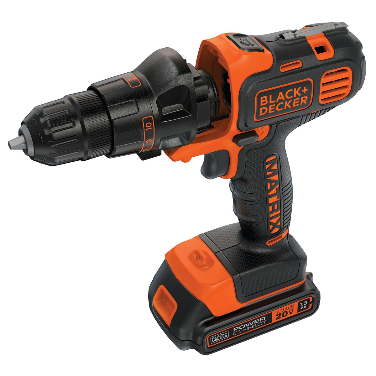 20V MAX* POWERCONNECT? MATRIX? Cordless Drill/Driver, Battery and Charger Included