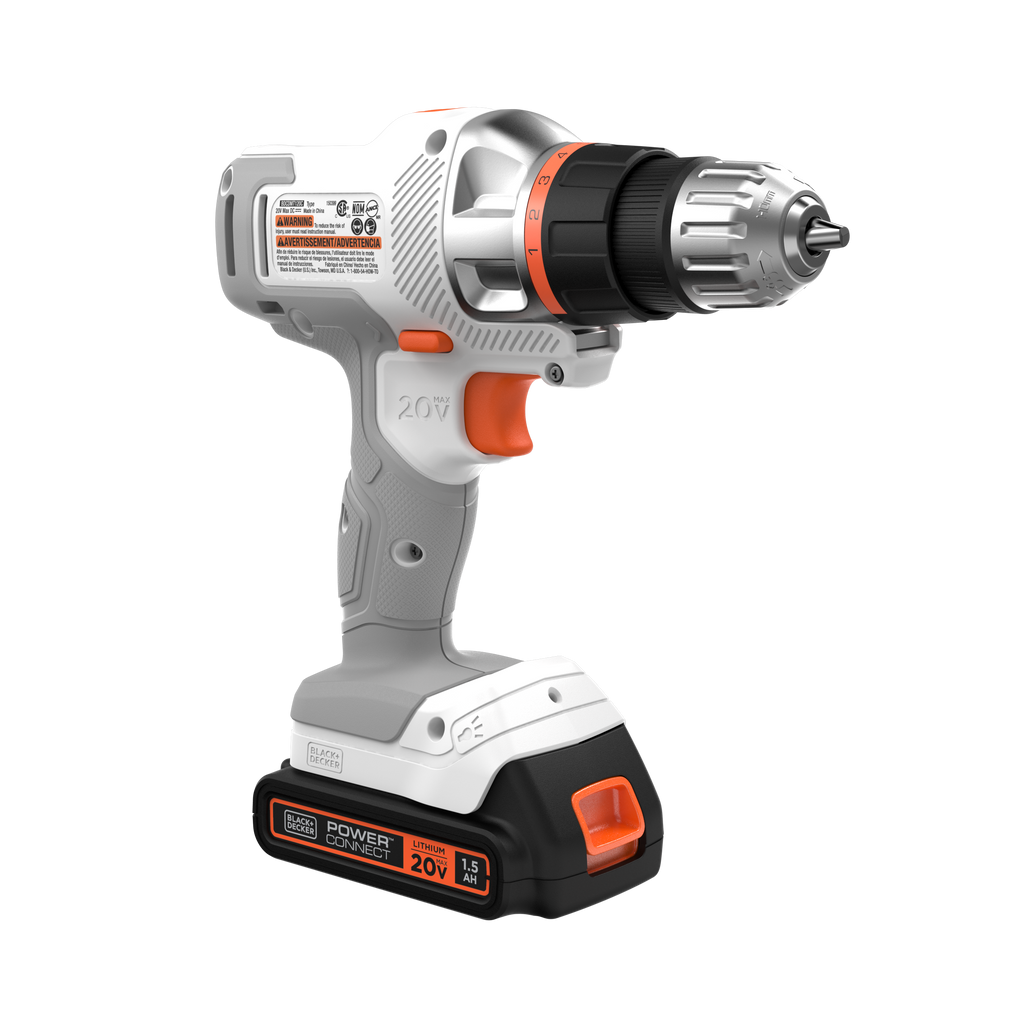 20V MAX *POWERCONNECT? MATRIX? Cordless Drill/Driver Kit, Battery and Charger Included (White)