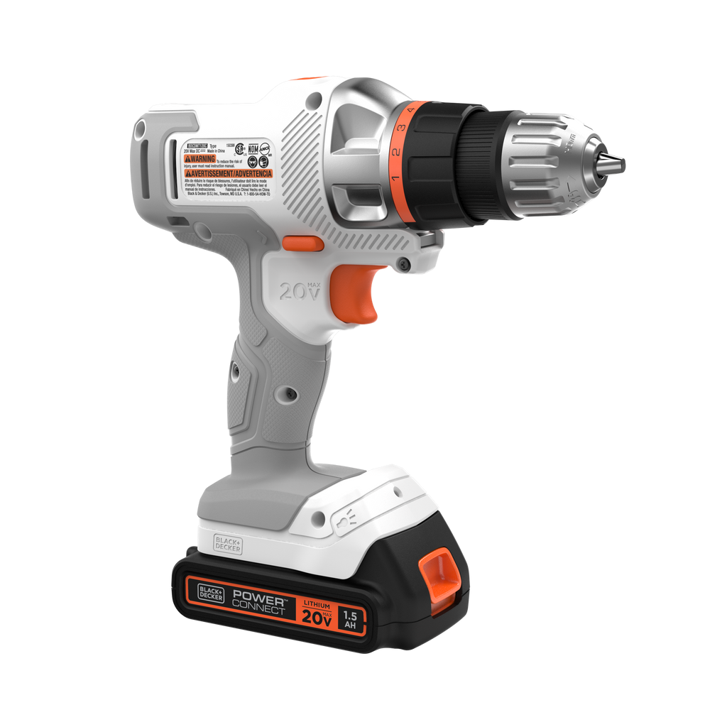 20V MAX *POWERCONNECT? MATRIX? Cordless Drill/Driver Kit, Battery and Charger Included (White)