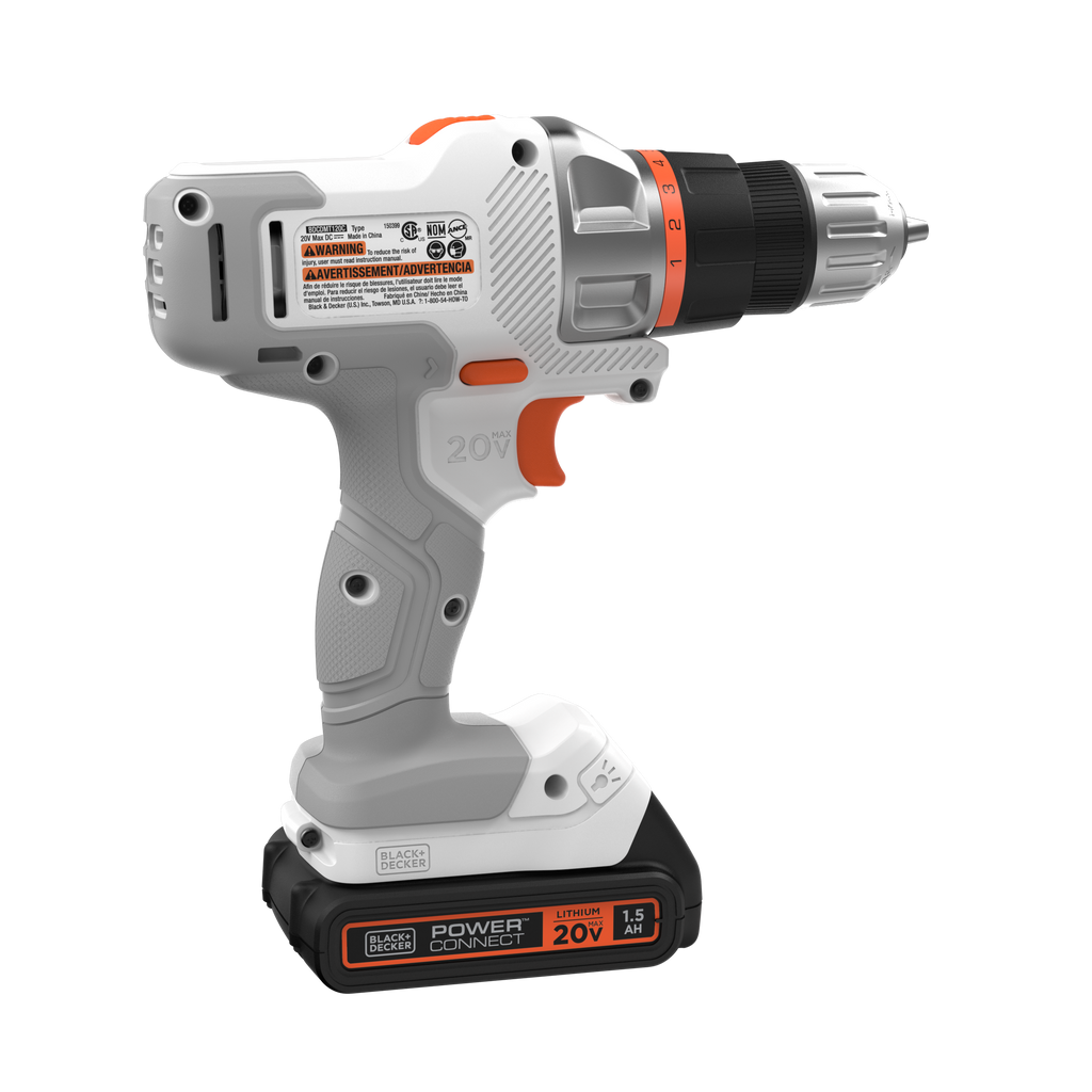 20V MAX *POWERCONNECT? MATRIX? Cordless Drill/Driver Kit, Battery and Charger Included (White)