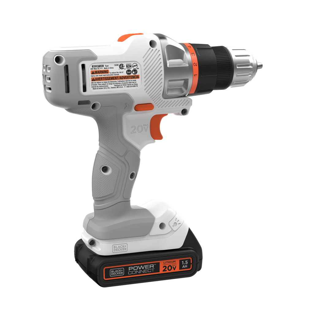 20V MAX *POWERCONNECT? MATRIX? Cordless Drill/Driver Kit, Battery and Charger Included (White)