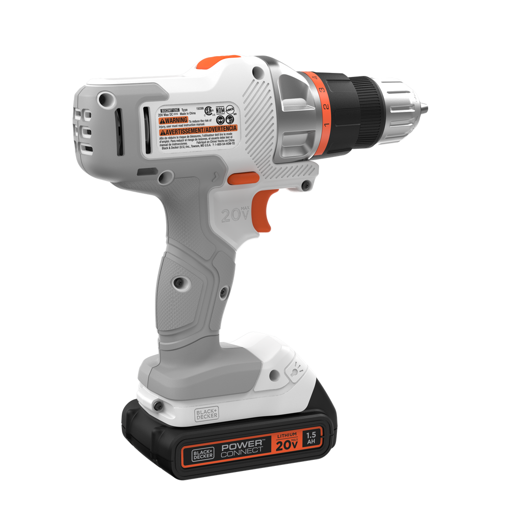 20V MAX *POWERCONNECT? MATRIX? Cordless Drill/Driver Kit, Battery and Charger Included (White)