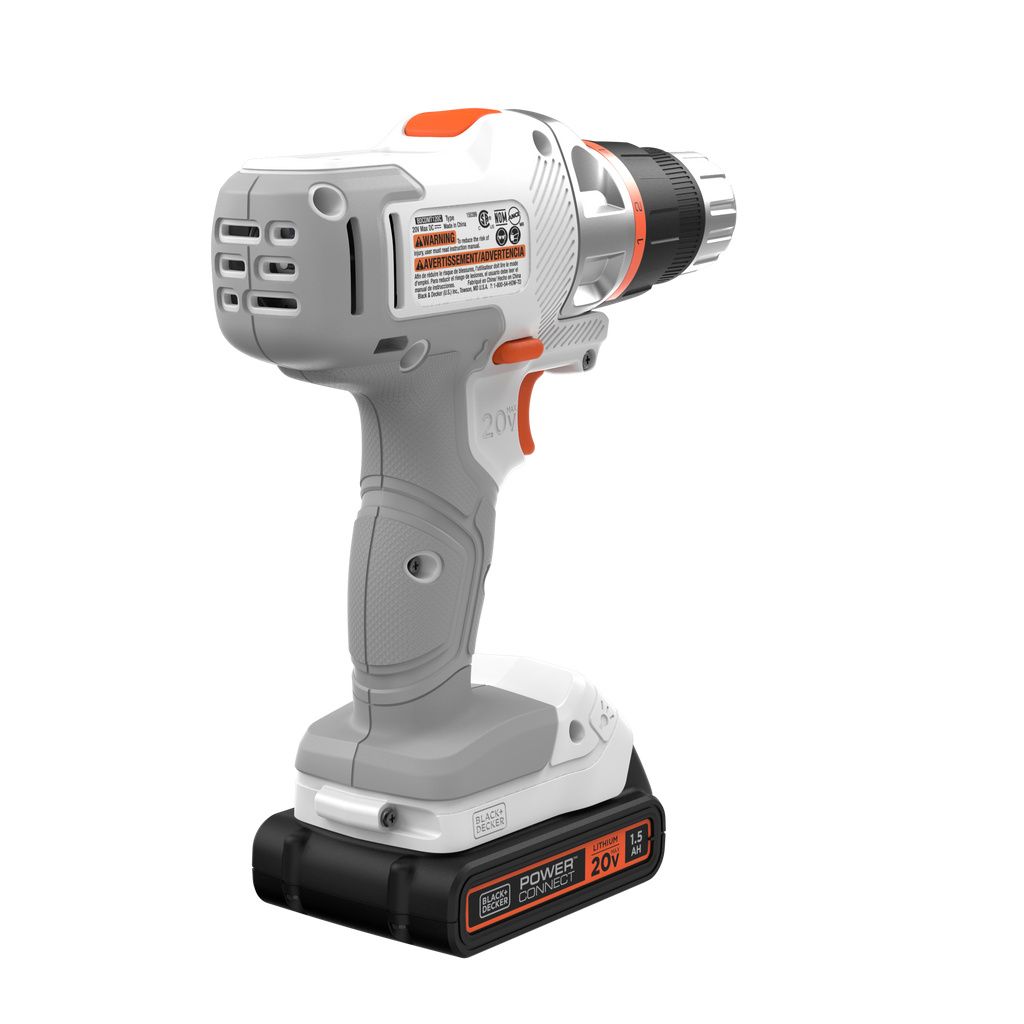 20V MAX *POWERCONNECT? MATRIX? Cordless Drill/Driver Kit, Battery and Charger Included (White)