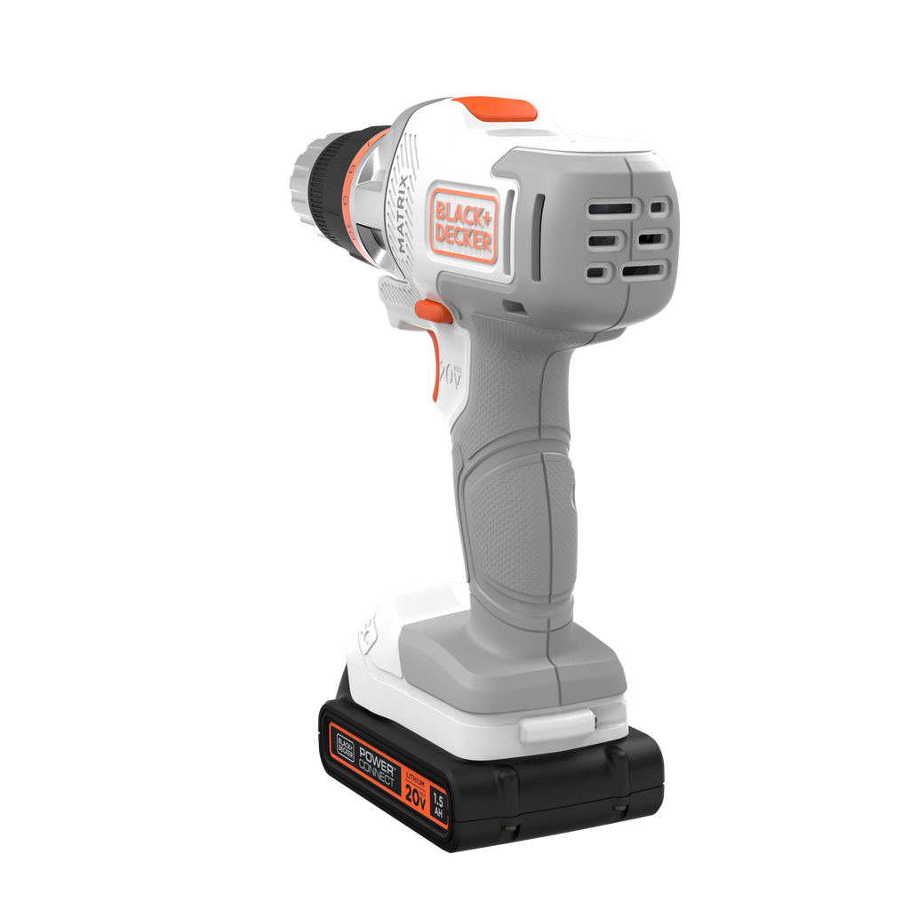 20V MAX *POWERCONNECT? MATRIX? Cordless Drill/Driver Kit, Battery and Charger Included (White)