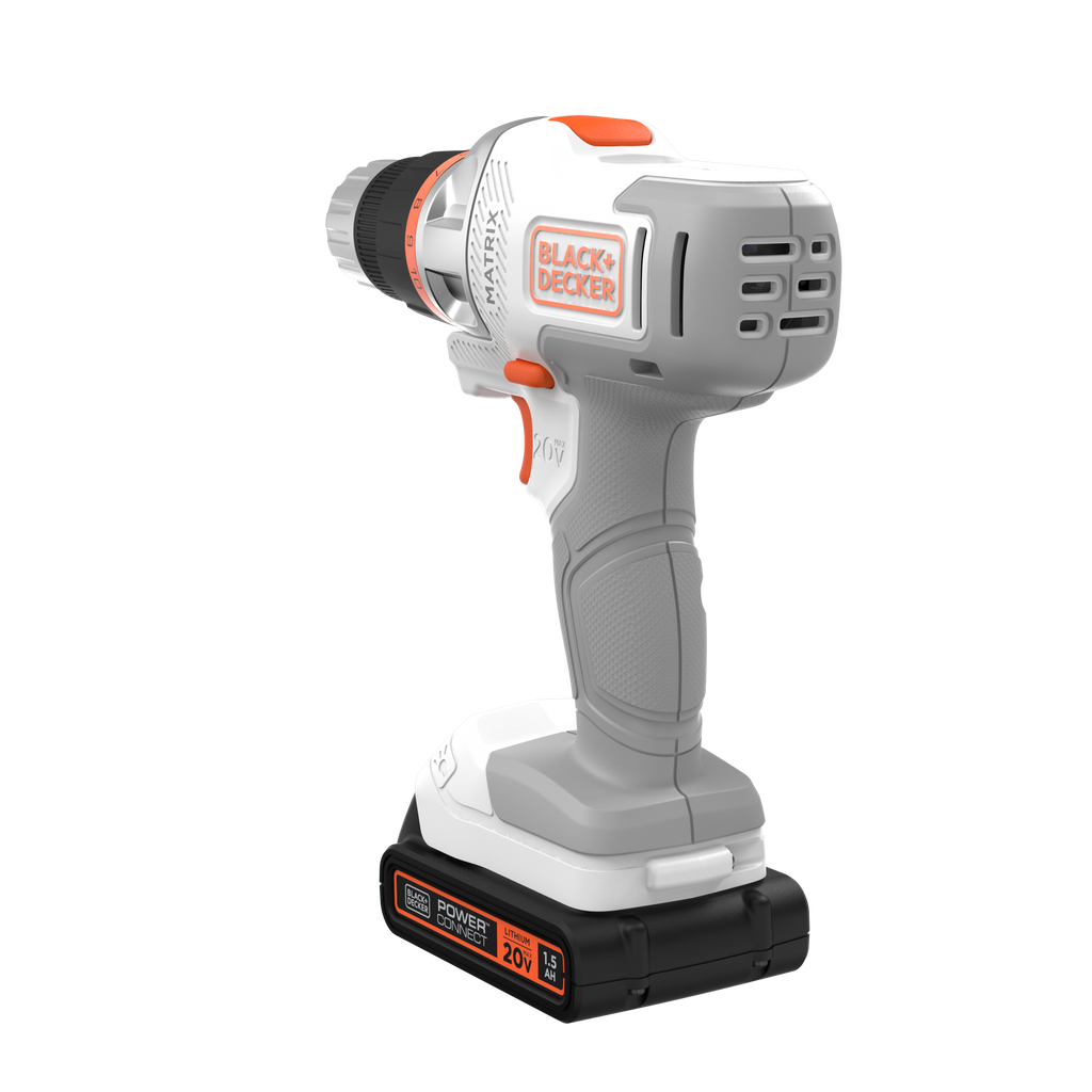 20V MAX *POWERCONNECT? MATRIX? Cordless Drill/Driver Kit, Battery and Charger Included (White)