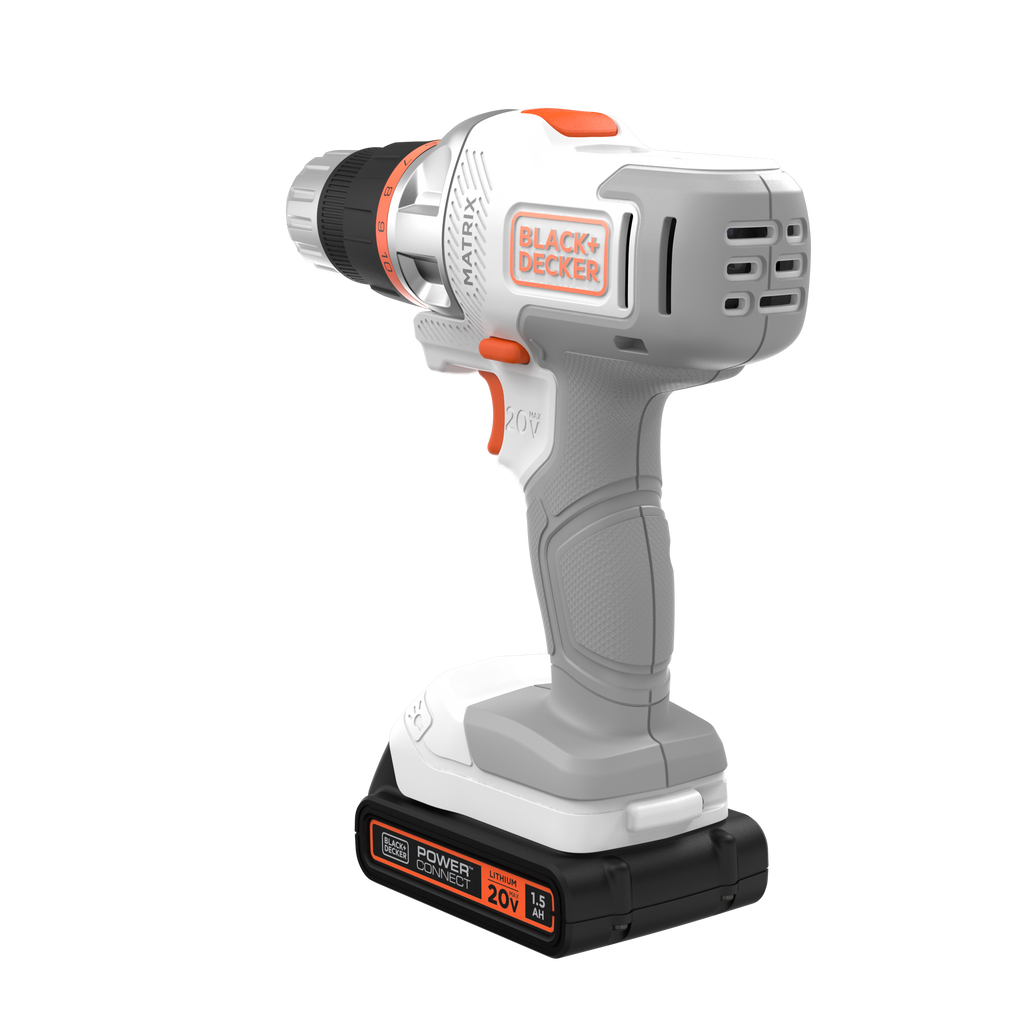 20V MAX *POWERCONNECT? MATRIX? Cordless Drill/Driver Kit, Battery and Charger Included (White)