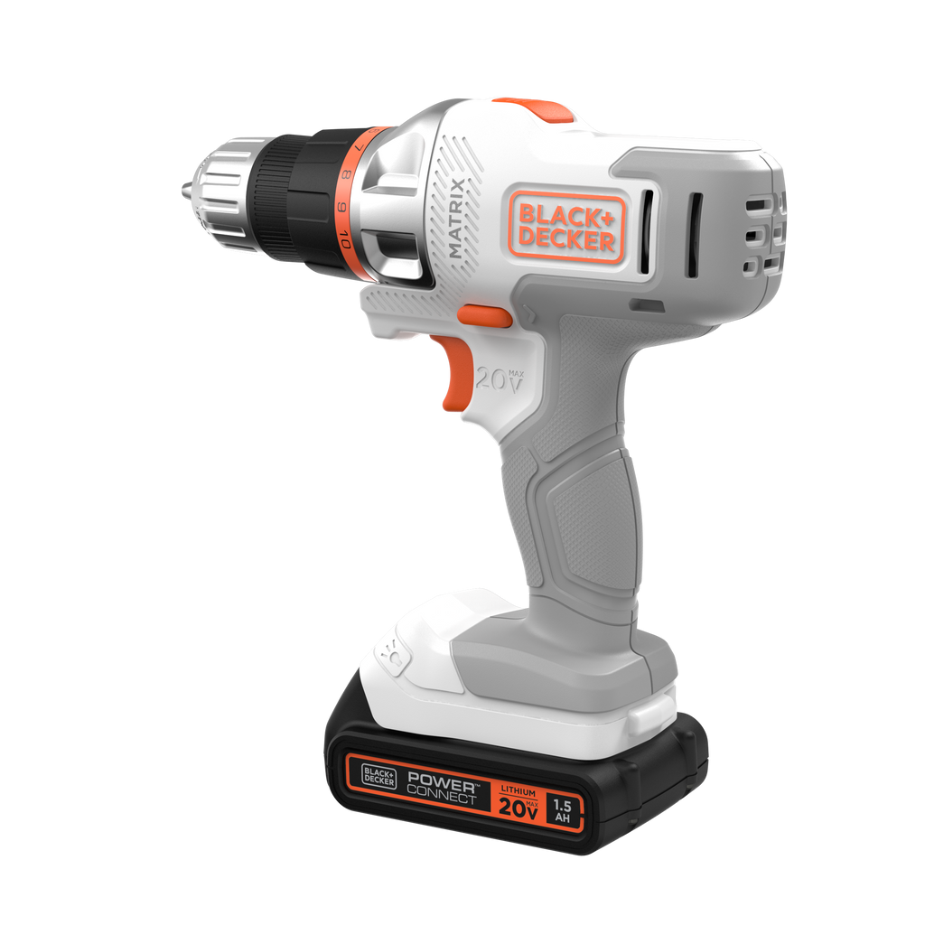 20V MAX *POWERCONNECT? MATRIX? Cordless Drill/Driver Kit, Battery and Charger Included (White)