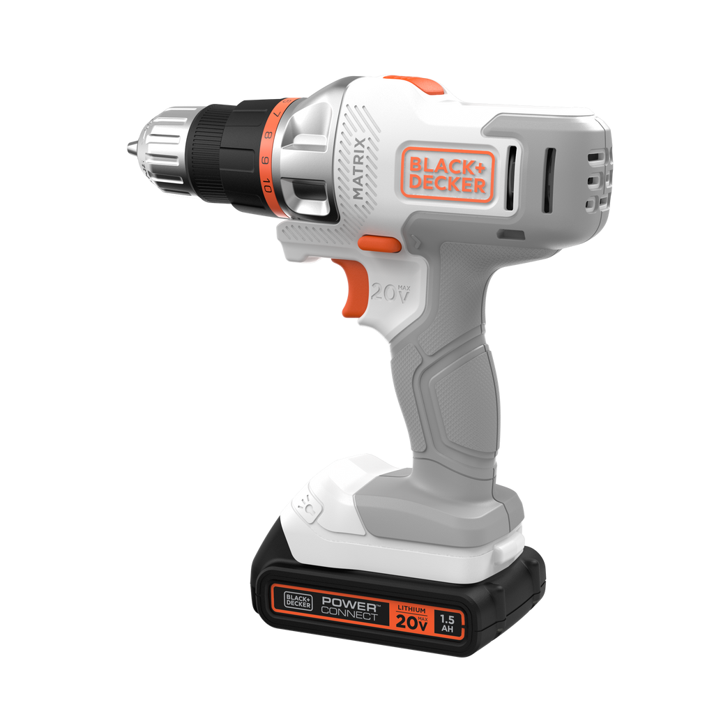 20V MAX *POWERCONNECT? MATRIX? Cordless Drill/Driver Kit, Battery and Charger Included (White)