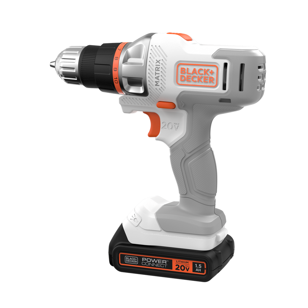 20V MAX *POWERCONNECT? MATRIX? Cordless Drill/Driver Kit, Battery and Charger Included (White)
