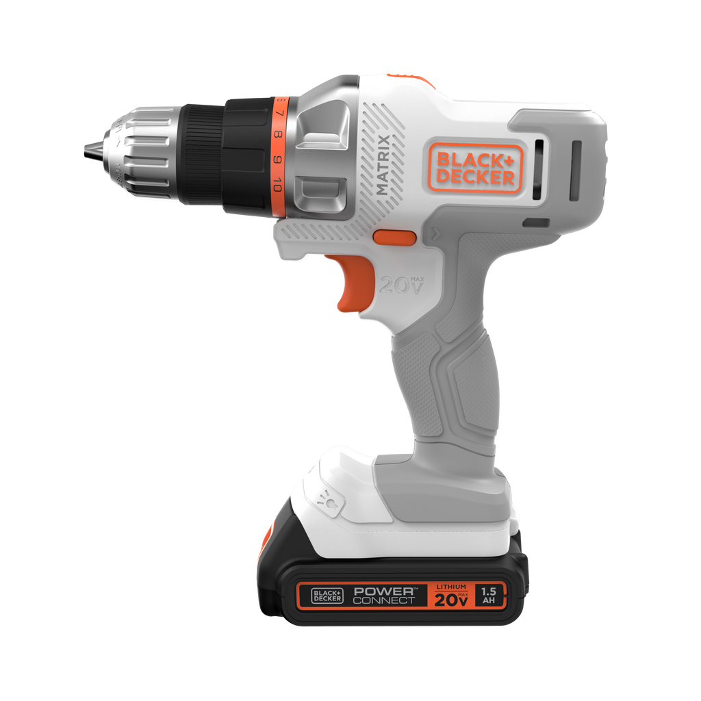 20V MAX *POWERCONNECT? MATRIX? Cordless Drill/Driver Kit, Battery and Charger Included (White)