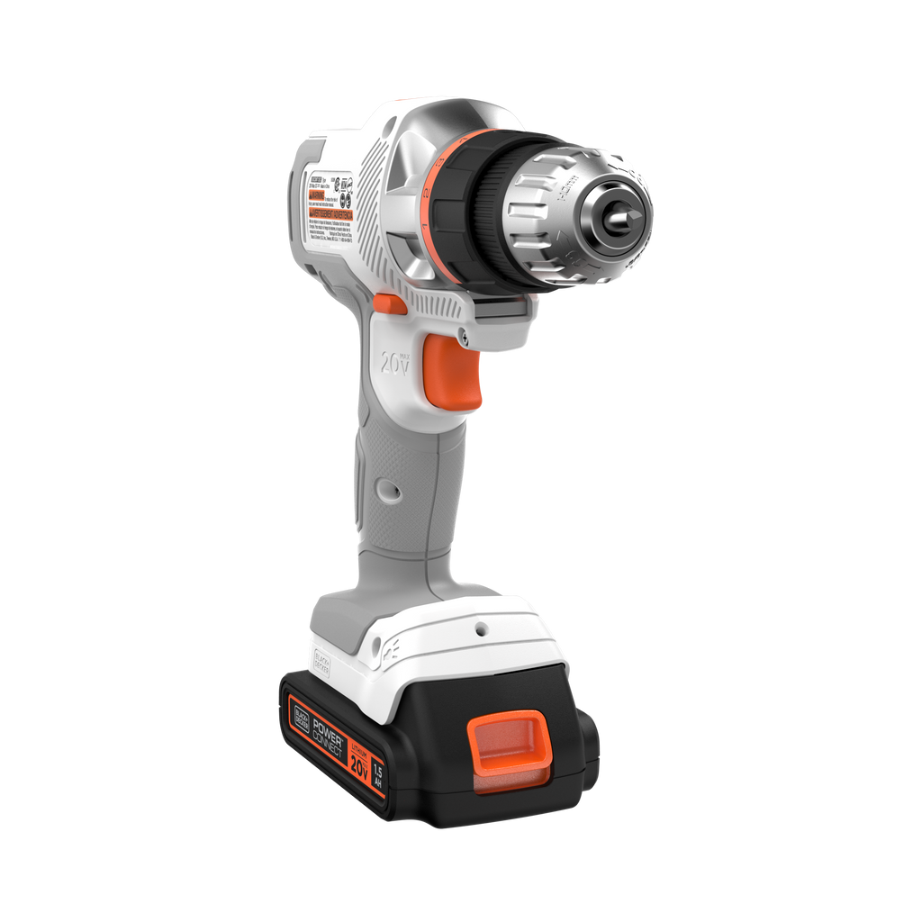 20V MAX *POWERCONNECT? MATRIX? Cordless Drill/Driver Kit, Battery and Charger Included (White)
