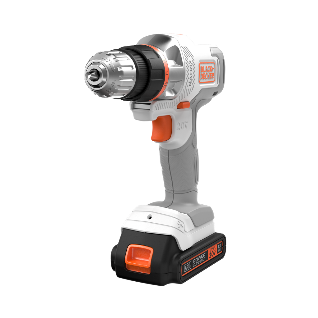 20V MAX *POWERCONNECT? MATRIX? Cordless Drill/Driver Kit, Battery and Charger Included (White)