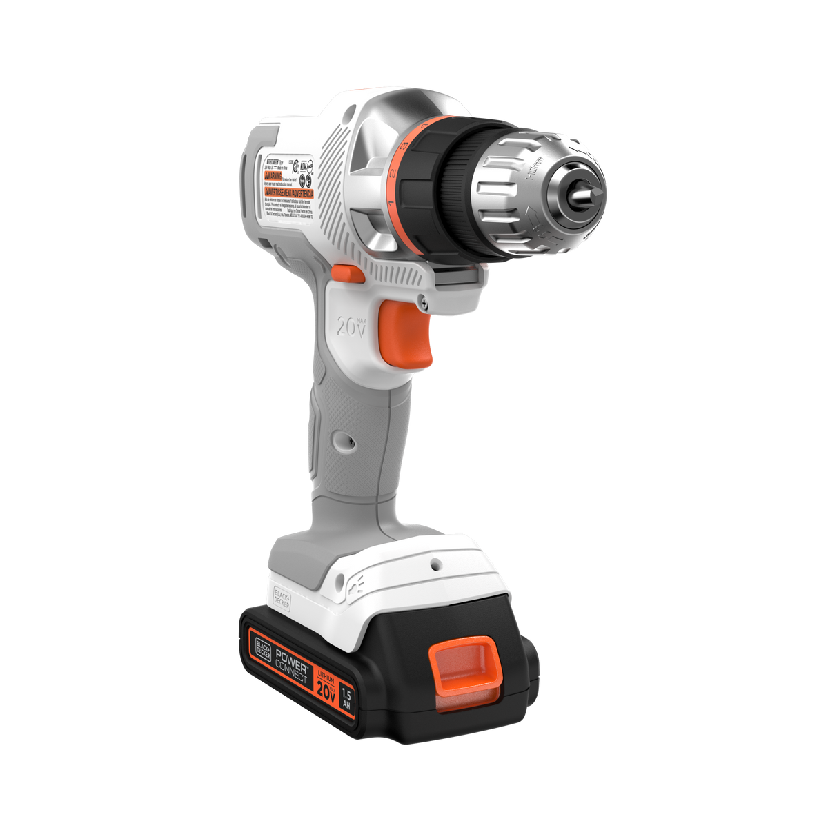 20V MAX *POWERCONNECT? MATRIX? Cordless Drill/Driver Kit, Battery and Charger Included (White)