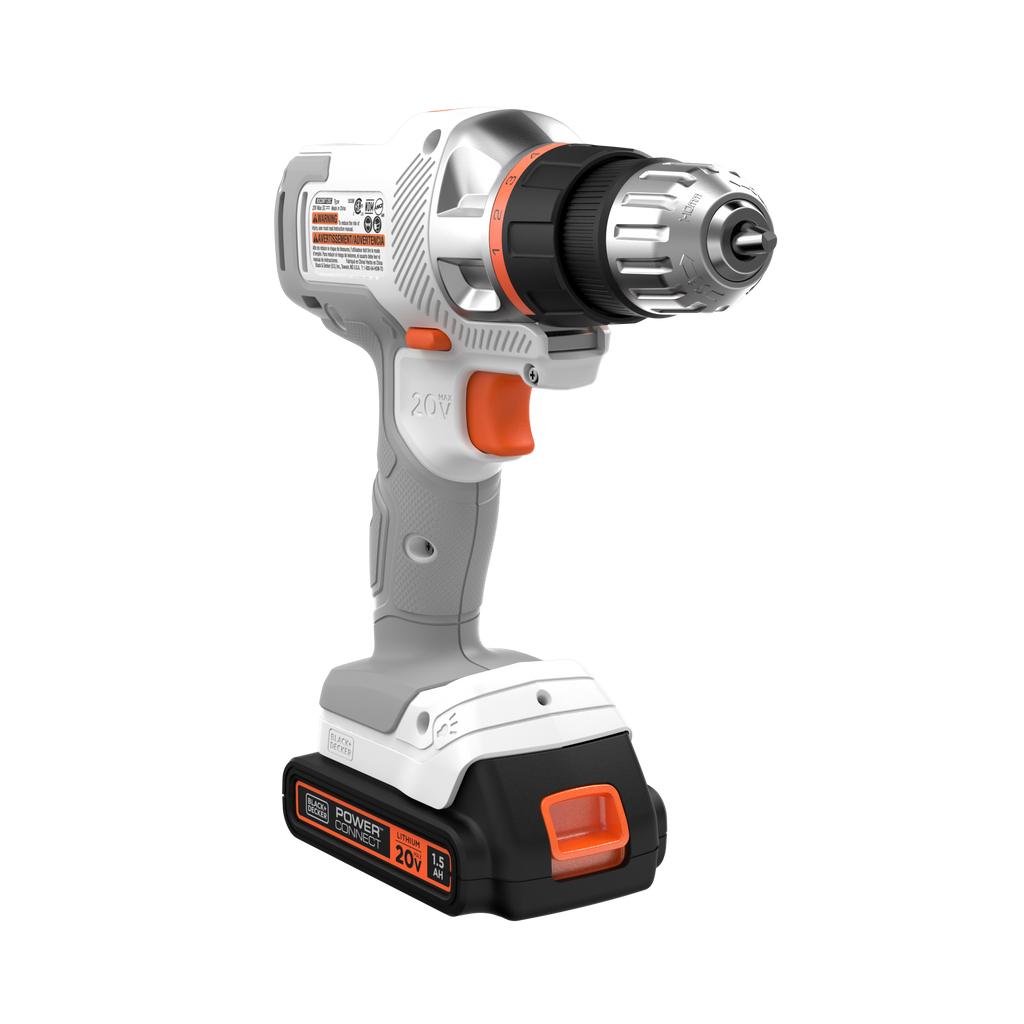 20V MAX *POWERCONNECT? MATRIX? Cordless Drill/Driver Kit, Battery and Charger Included (White)