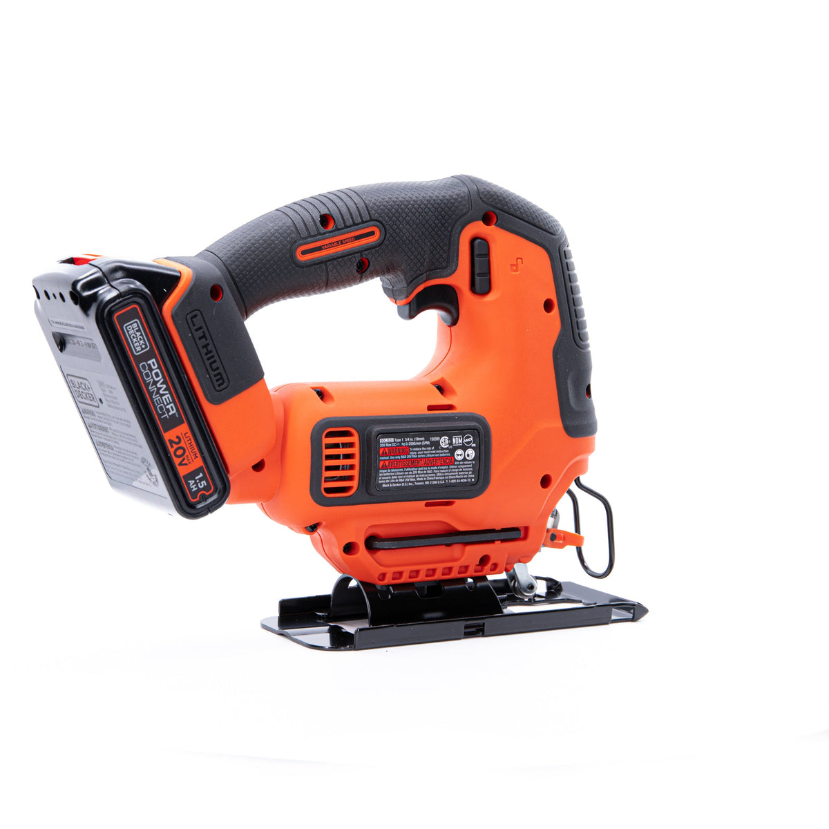 20V MAX* POWERCONNECT? Cordless Variable Speed Jigsaw, Battery and Charger Included