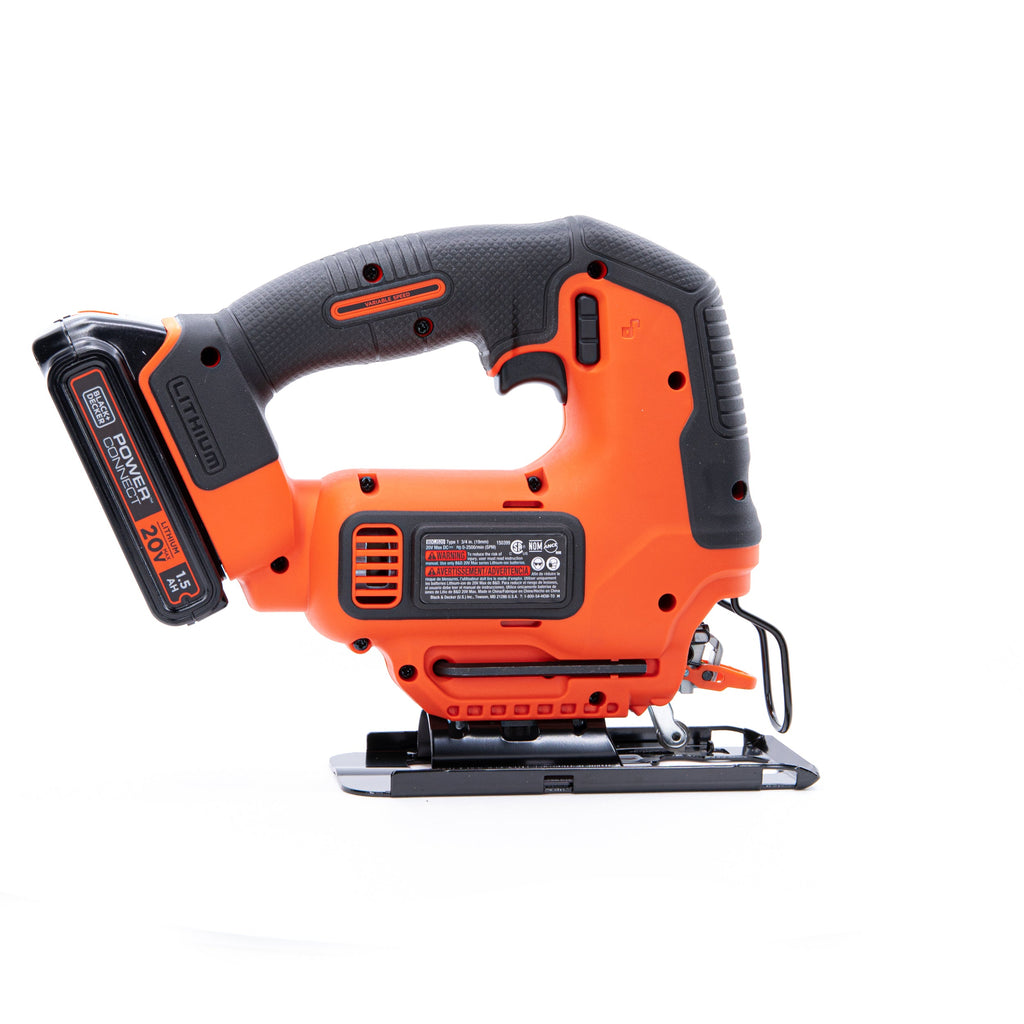 20V MAX* POWERCONNECT? Cordless Variable Speed Jigsaw, Battery and Charger Included