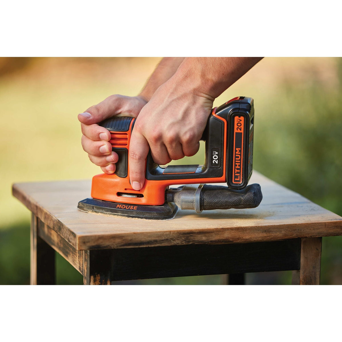 20V MAX* MOUSE? Cordless Sander, Battery and Charger Included