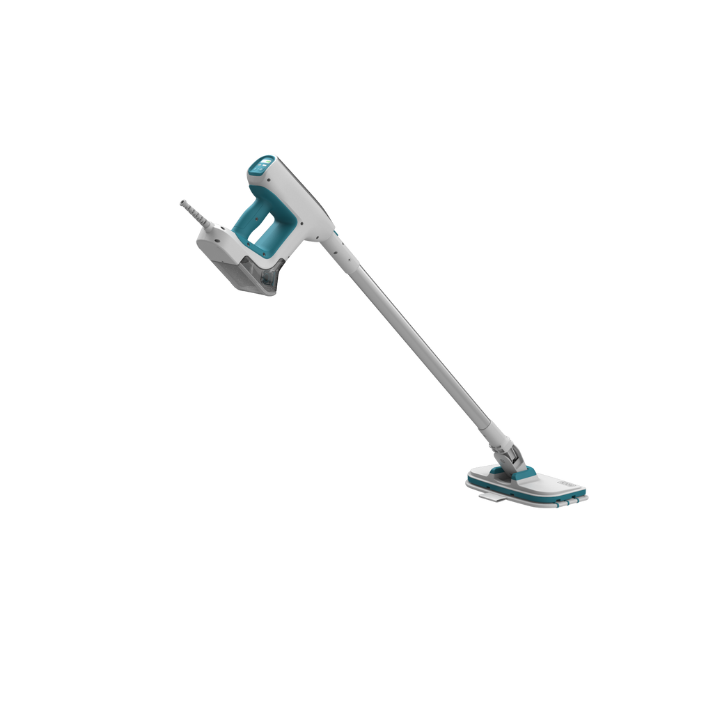 SteamMop? Multipurpose Steam Cleaning System with 7 Attachments + Storage Wall Mount