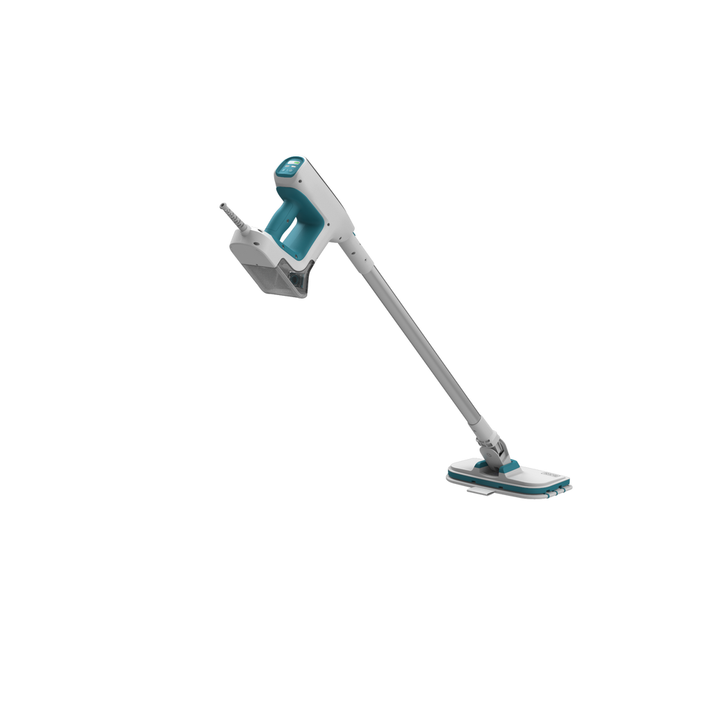 SteamMop? Multipurpose Steam Cleaning System with 7 Attachments + Storage Wall Mount