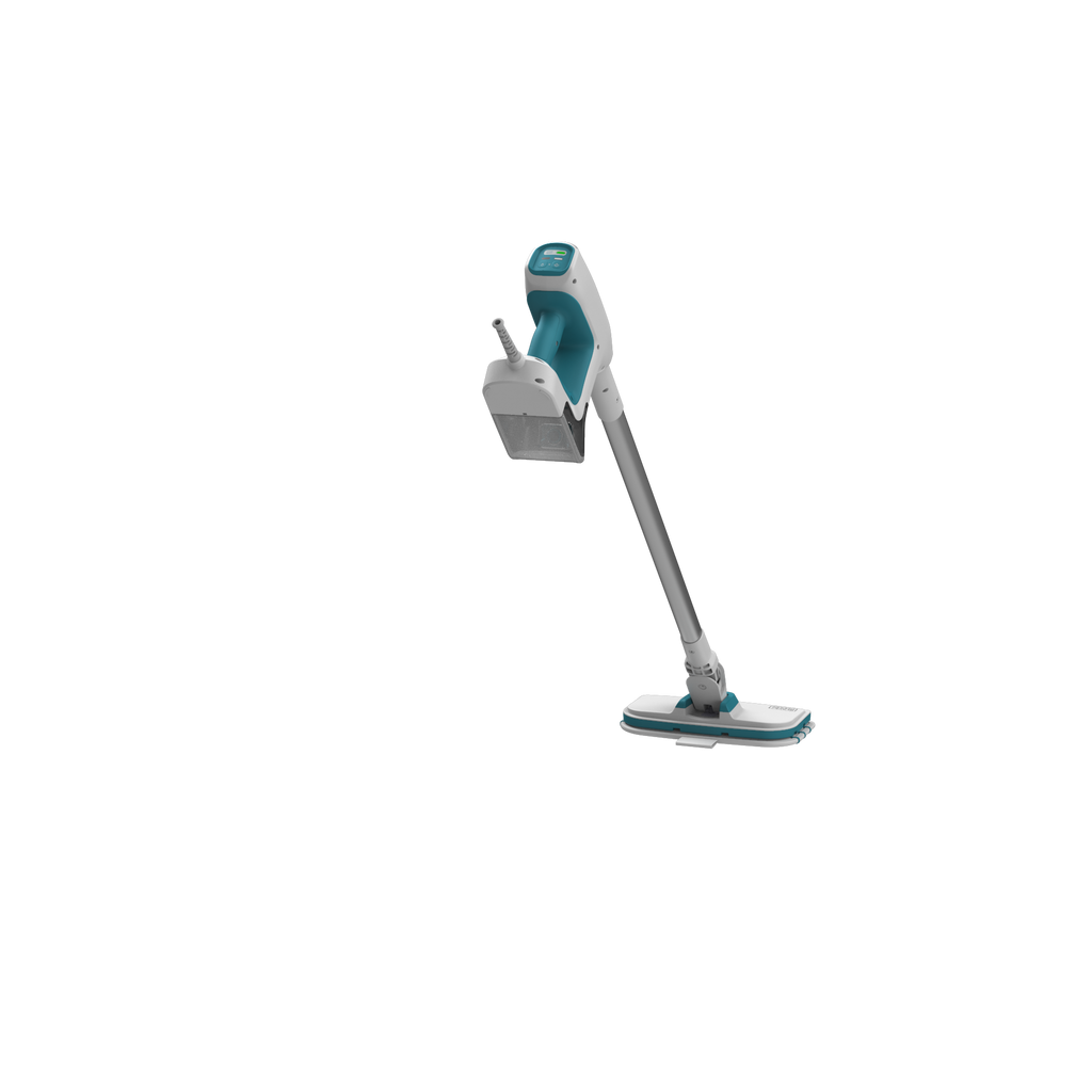 SteamMop? Multipurpose Steam Cleaning System with 7 Attachments + Storage Wall Mount