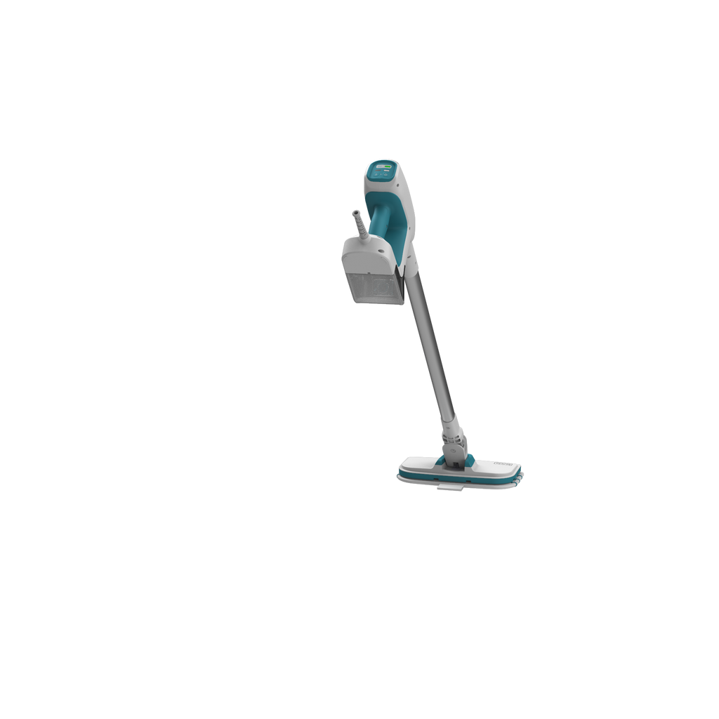 SteamMop? Multipurpose Steam Cleaning System with 7 Attachments + Storage Wall Mount