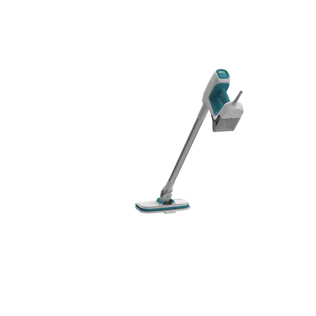 SteamMop? Multipurpose Steam Cleaning System with 7 Attachments + Storage Wall Mount