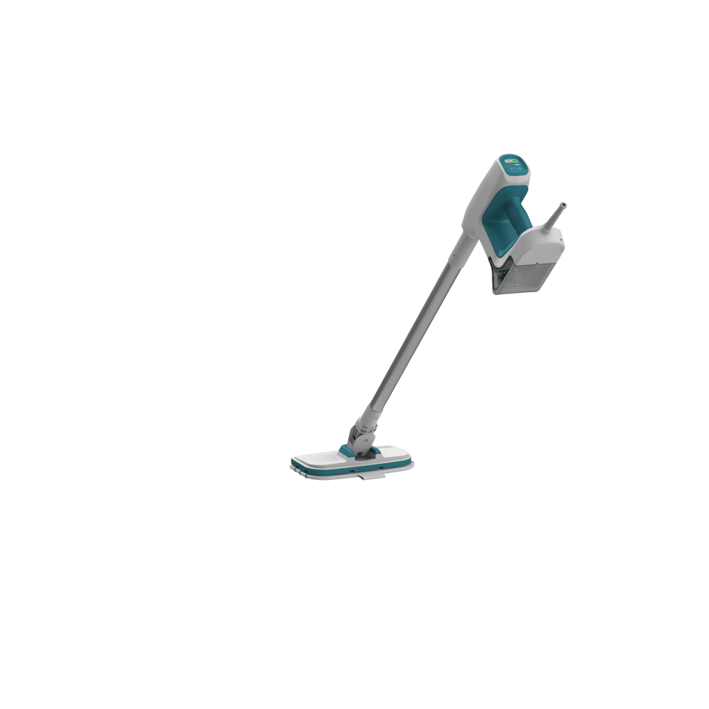SteamMop? Multipurpose Steam Cleaning System with 7 Attachments + Storage Wall Mount