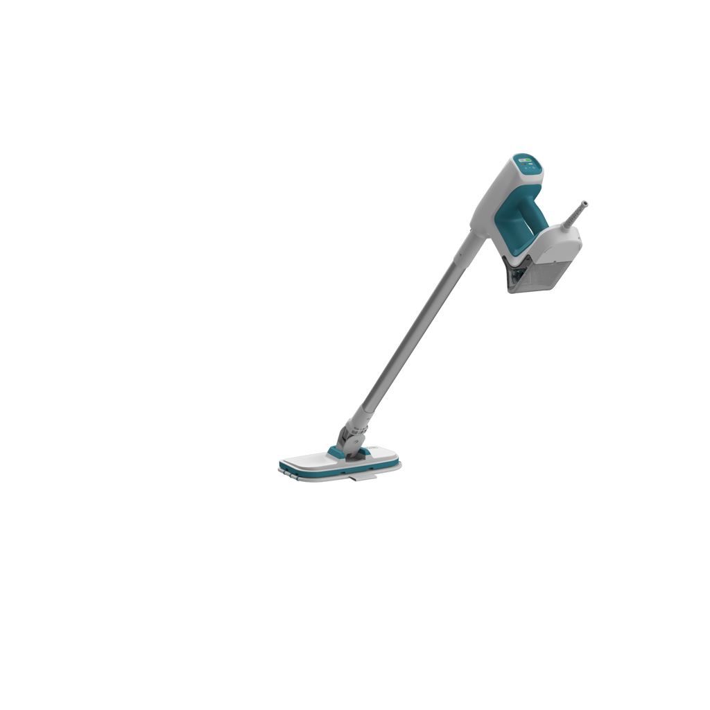 SteamMop? Multipurpose Steam Cleaning System with 7 Attachments + Storage Wall Mount