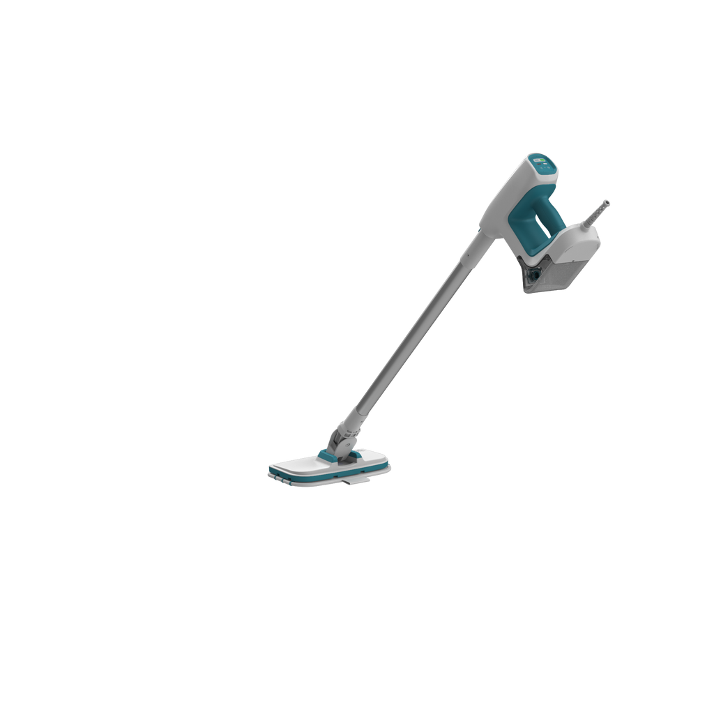 SteamMop? Multipurpose Steam Cleaning System with 7 Attachments + Storage Wall Mount