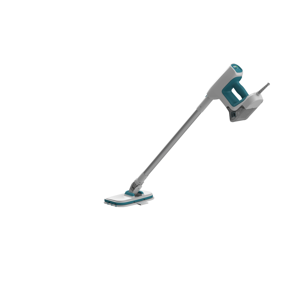 SteamMop? Multipurpose Steam Cleaning System with 7 Attachments + Storage Wall Mount