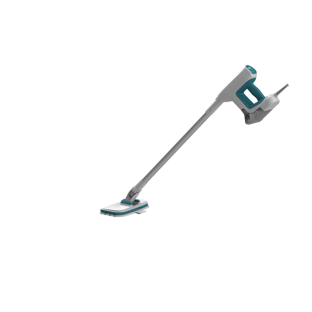 SteamMop? Multipurpose Steam Cleaning System with 7 Attachments + Storage Wall Mount