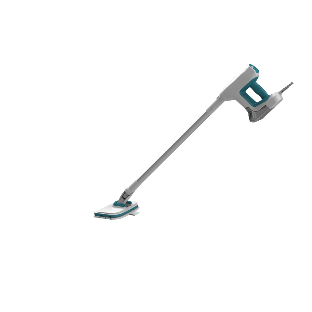 SteamMop? Multipurpose Steam Cleaning System with 7 Attachments + Storage Wall Mount