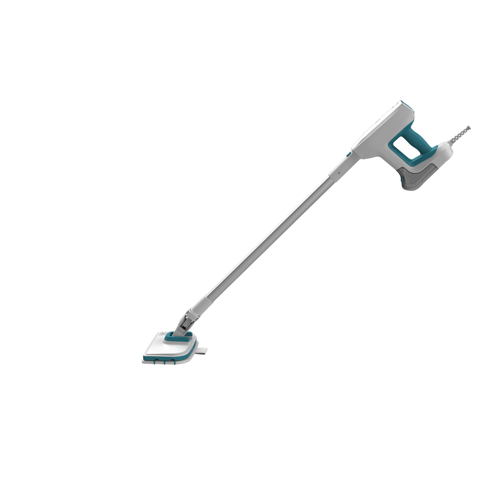 SteamMop? Multipurpose Steam Cleaning System with 7 Attachments + Storage Wall Mount