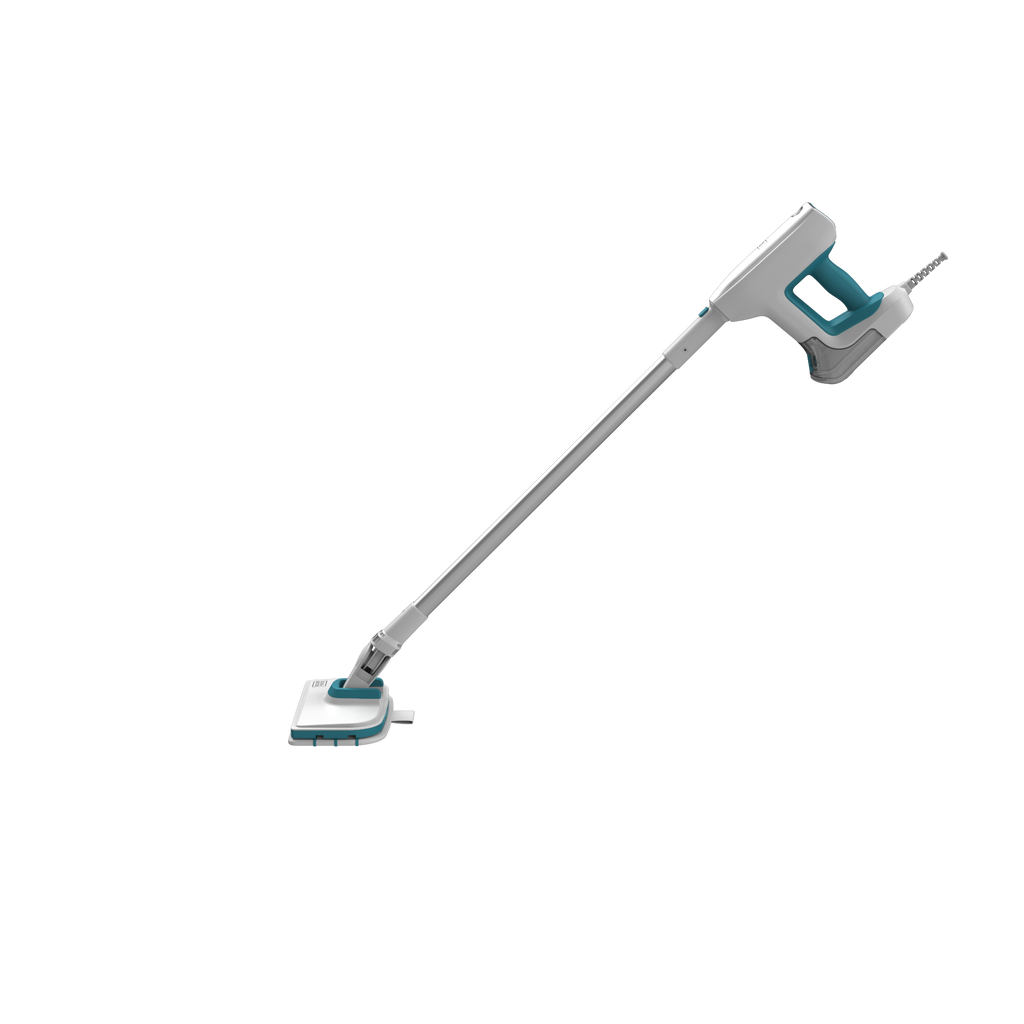 SteamMop? Multipurpose Steam Cleaning System with 7 Attachments + Storage Wall Mount
