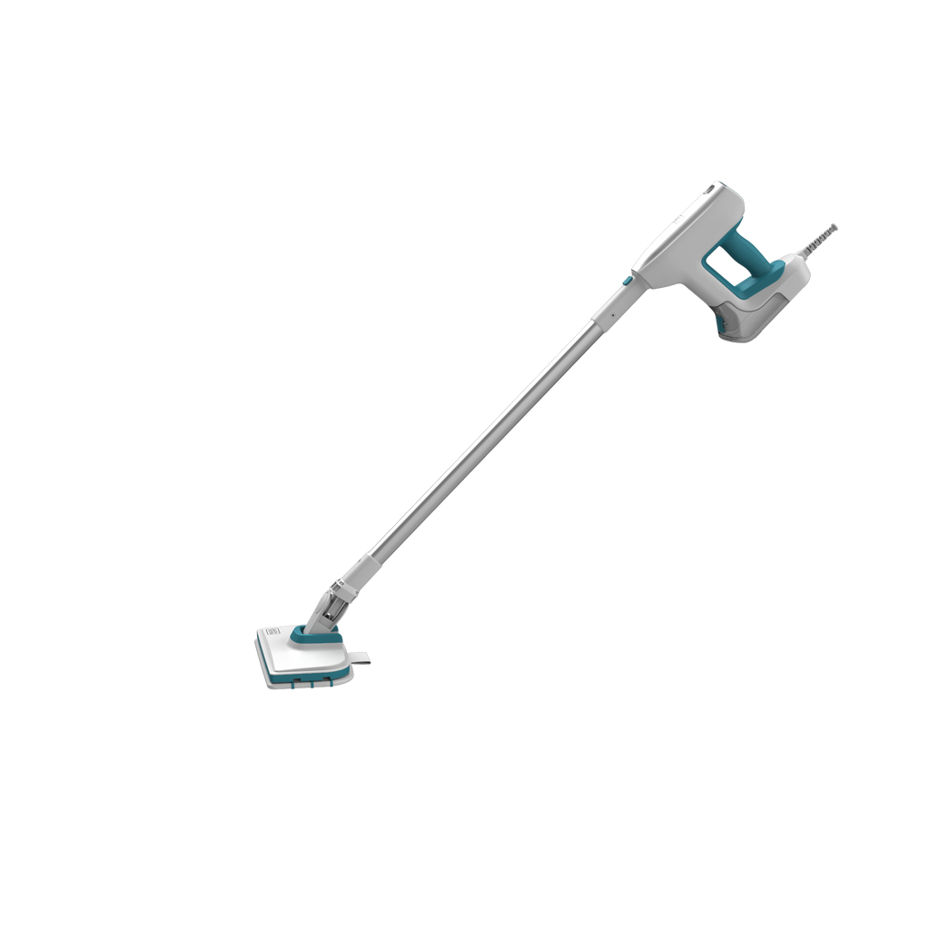 SteamMop? Multipurpose Steam Cleaning System with 7 Attachments + Storage Wall Mount