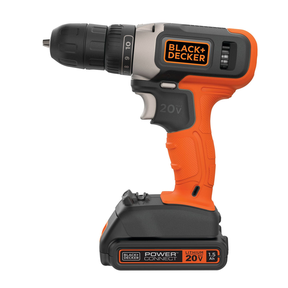 20V MAX* POWERCONNECT? Cordless Drill/Driver, Battery and Charger Included