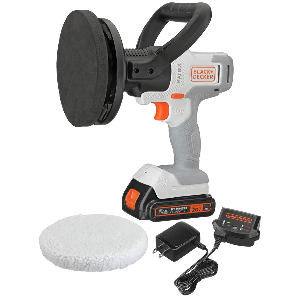 20V MAX *POWERCONNECT? MATRIX? Cordless Buffer Kit in White, Battery and Charger Included